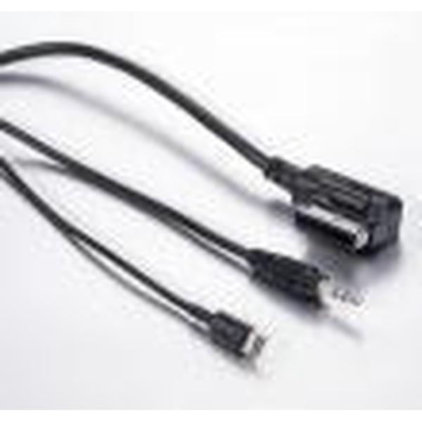 Skoda media-in kabel iPhone 5 6 6s laden en muziek
