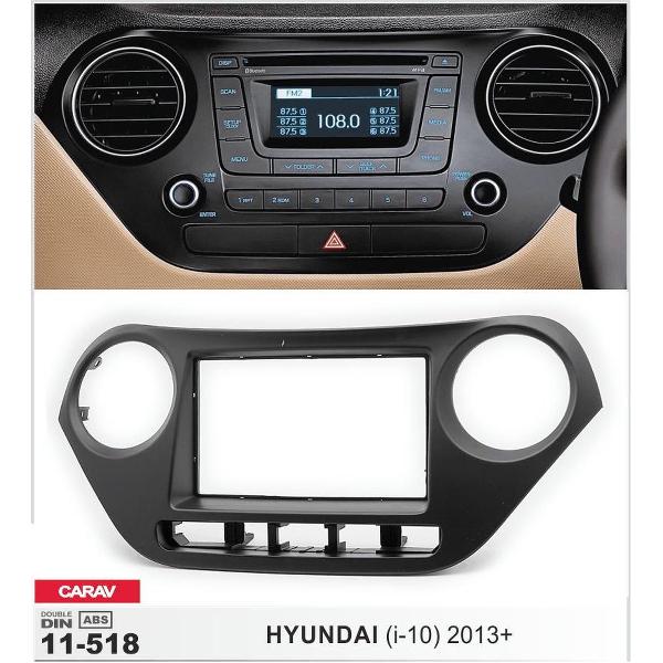2-DIN HYUNDAI i-10 2013+ inbouwpaneel Audiovolt 11-518