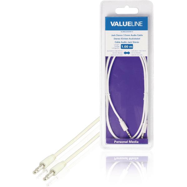 Valueline VLMB22000W10 audio kabel 1 m 3.5mm Wit