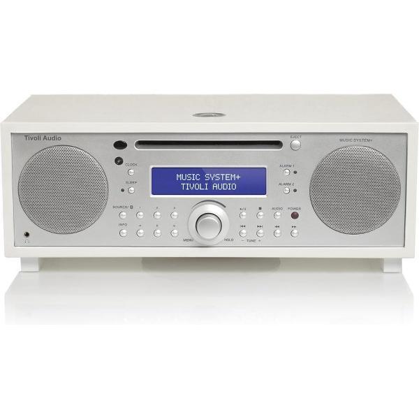 Tivoli Audio Music System+ - Alles-in-een Hifi-systeem met Bluetooth - Hoogglans Wit/Zilver