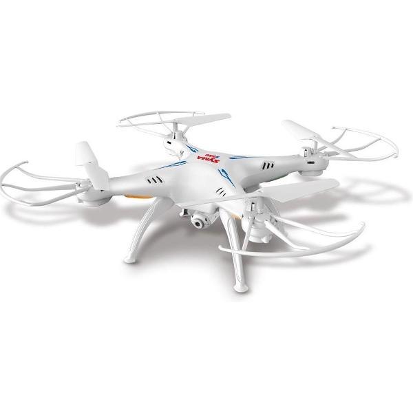 Syma X5SC Drone - met 720p HD Camera - Video & Foto - LED licht voor 's nachts - 360 flip -Wit