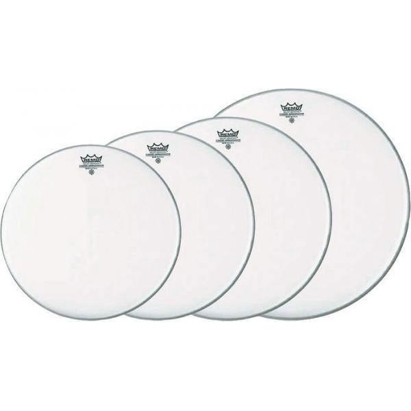 Remo PP0112BA Propack Ambassador White set drumvellen