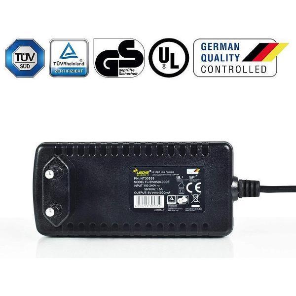 Leicke 20W Voeding 5V 4A Micro USB | Met aan / uit-schakelaar