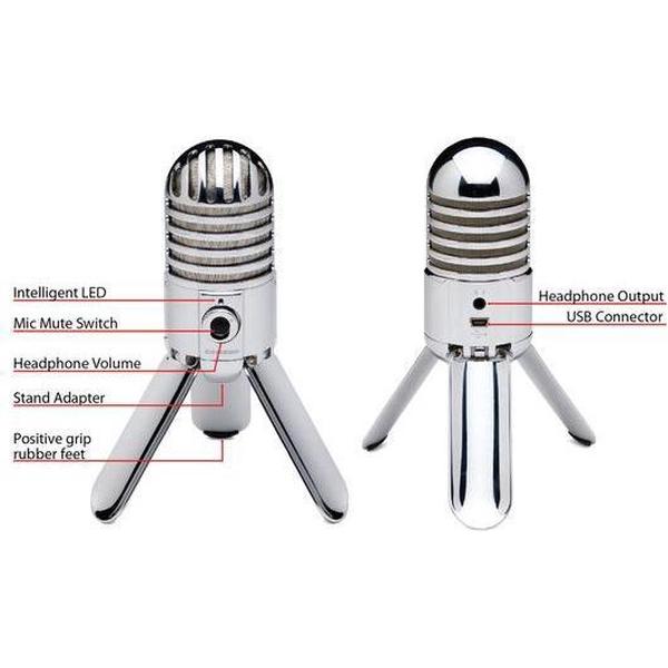 Samson Meteor Mic - USB Studio microfoon - Aluminium