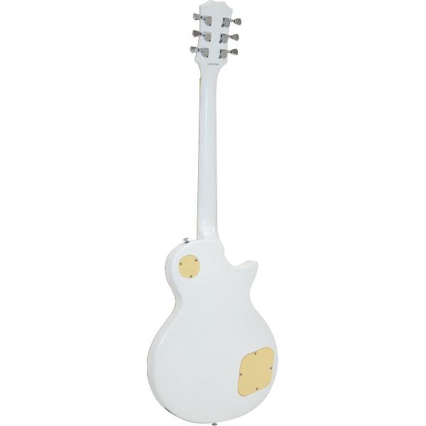 DIMAVERY LP-700 elektrische gitaar - LP stijl - Linkshandig - wit