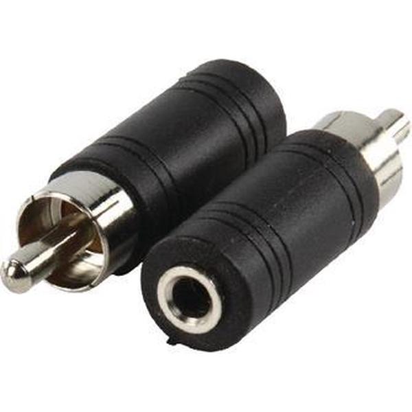 Adapter plug RCA Tulp stekker - 3.5mm Jack Female mono kontra stekker
