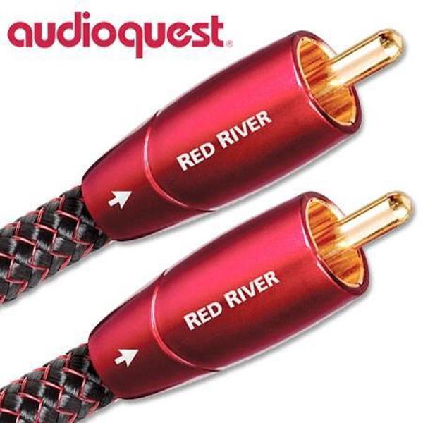 AudioQuest 2m Red River RCA audio kabel Zwart