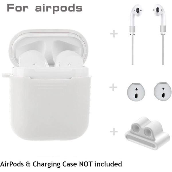 Airpod Case 5 in 1, geschikt voor airpod, airpod hoesje, airpod cover 5 in 1