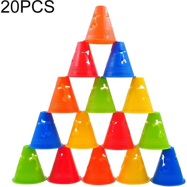 20 stks / set STARTRC 1105817 Verdikking Training Competitieve stapel Obstakel Wegversperring voor DJI RoboMaster S1, willekeurige kleurafgifte