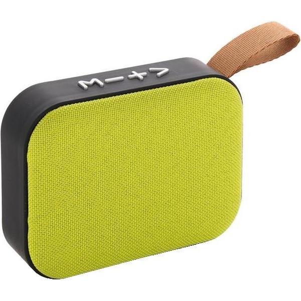 Xd Collection Speaker Fabric Bluetooth Abs 11,5 Cm Lime 2-delig