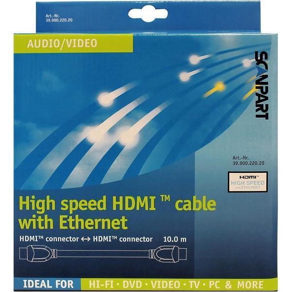 Scanpart Hdmi Kabel High Speed En Ethernet 10m