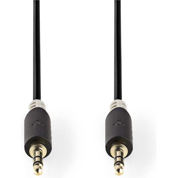 Nedis CABP22000AT30 Stereo Audiokabel 3,5 Mm Male - 3,5 Mm Male 3,0 M Antraciet