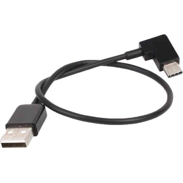 30 cm USB naar USB-C / Type-C Haakse dataconnectorkabel voor DJI SPARK / MAVIC PRO / Phantom 3 & 4 / Inspire 1 & 2