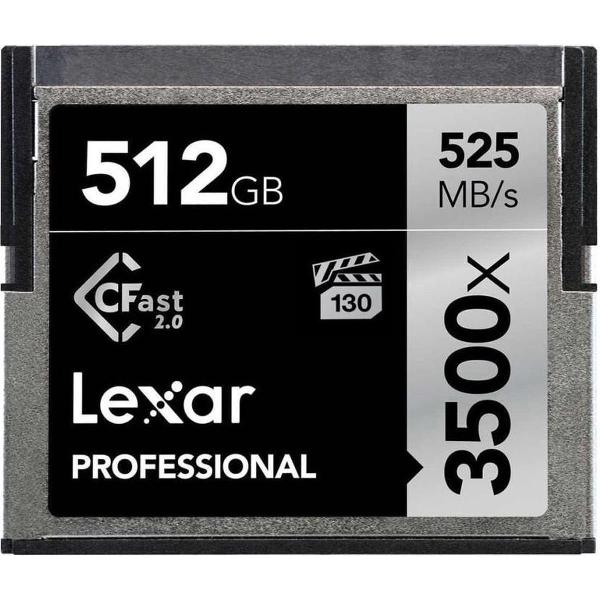Lexar CFast 2.0 Professional 3500x 512GB