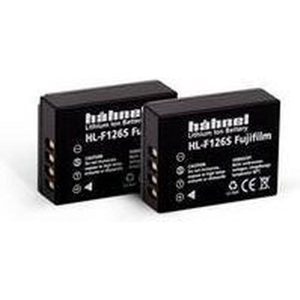 Hähnel HL-F126S, 2er Camera-accu Vervangt originele accu NP-W126 7.2 V 1130 mAh