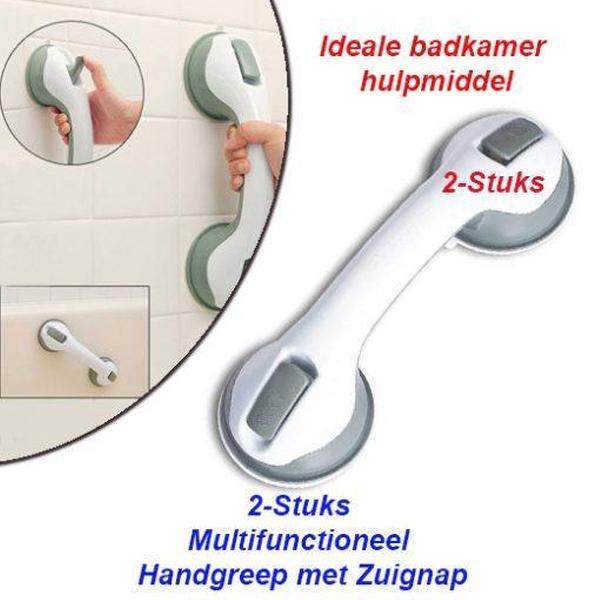 2-Stuks Multifunctioneel Handgreep met Zuignap