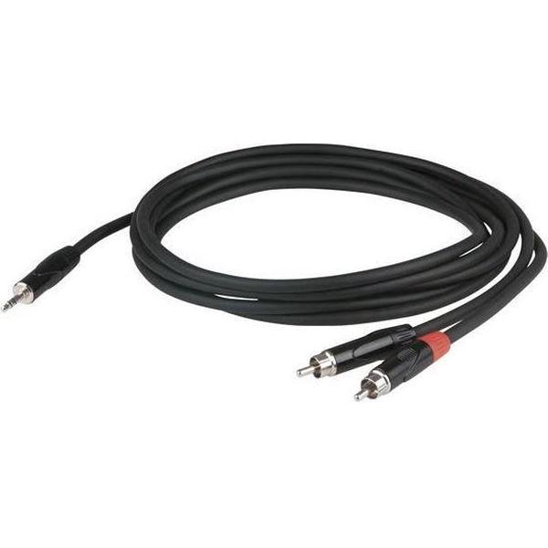 DAP FLX306 - Stereo Mini Jack -> 2x RCA/Tulp (male)