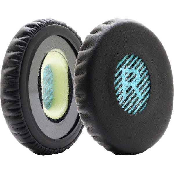 MMOBIEL oorkussens Ear Pads voor BOSE Sound link Koptelefoon OE OE2 OE2i SoundTrue met Memory Foam Kunst leder - Zwart / Blauw