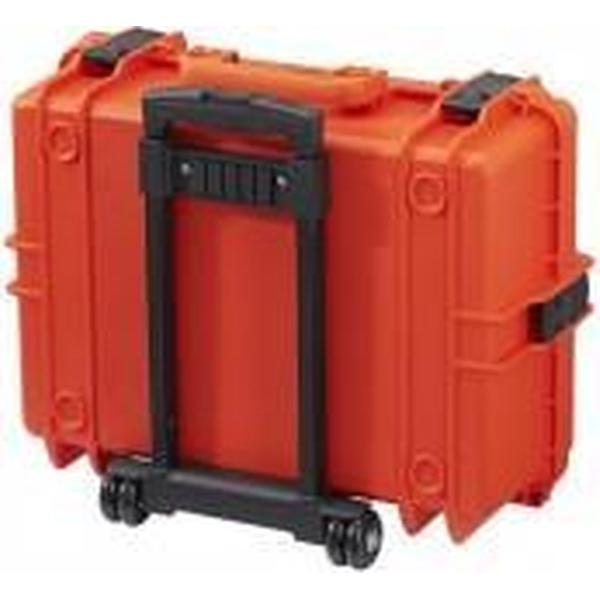 Gaffergear camera koffer 050 oranje trolley uitvoering - incl. plukschuim - 44,500000 x 25,800000 x 25,800000 cm (BxDxH)
