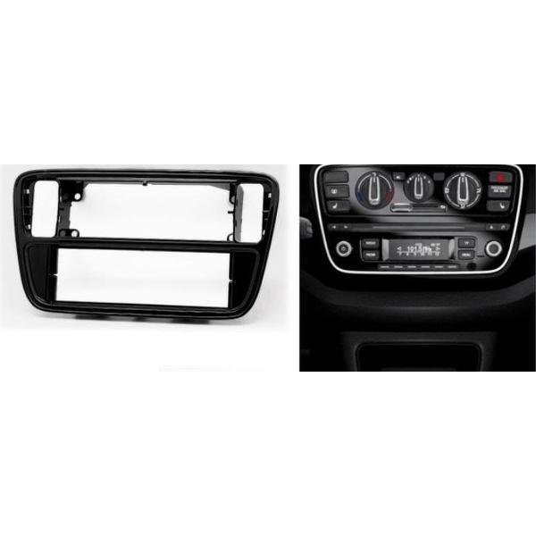 1-DIN SEAT Mii 2012+ / SKODA Citigo 2012+ / VOLKSWAGEN up! 2012+ (Black) frame Audiovolt 11-312