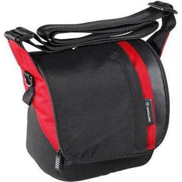 Vanguard Pampas 10 Messenger cameratas met schouderband 15x15x18cm Zwart Rood