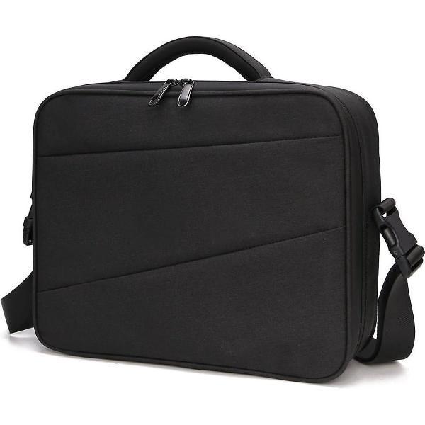 Multifunctionele draagbare reizen nylon waterdichte anti-shock schouder opbergtas crossbody tas voor DJI Mavic 2 pro / zoom (zwart)