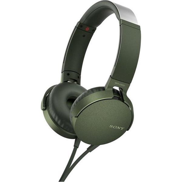 Sony MDRXB550APG Koptelefoon Groen/Zilver