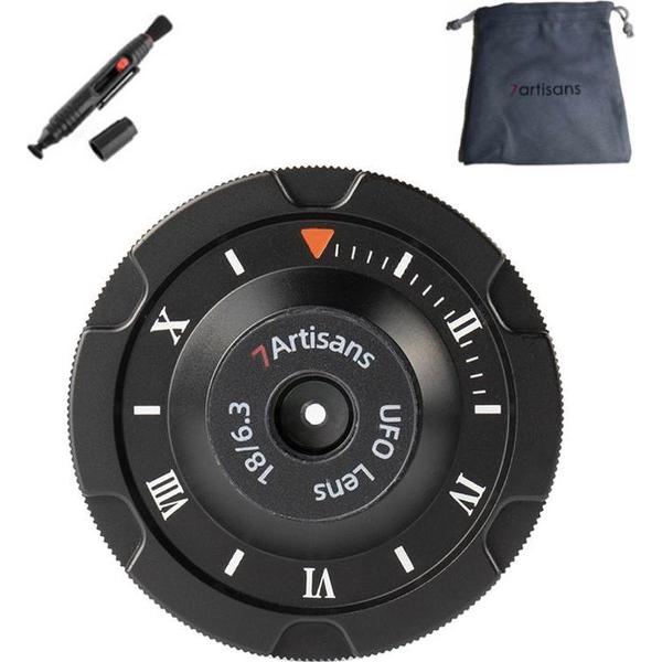 7artisans 18 mm F6.3 Ultradun Handmatige lens voor Olympus Panasonic M4/3 mount + Gratis lenspen en lens tas