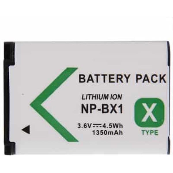 3.6V, 1350mAh NP-BX1 batterij voor Sony digitale camera
