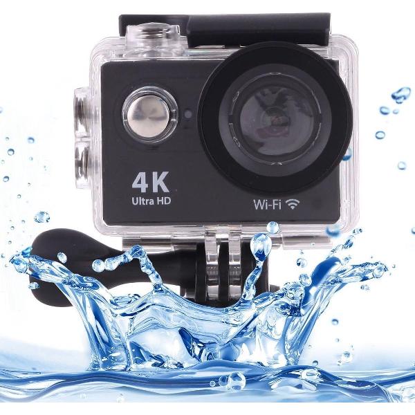H9 4K Ultra HD1080P 12MP 2 inch LCD Screen WiFi Sports Camera, 170 Degrees Wide Angle Lens, 30m Waterdicht(Gold)
