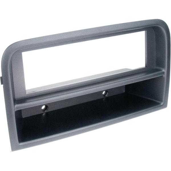 1-DIN Paneel met aflegbakje. Fiat Croma 2005-2010 Kleur: Zwart