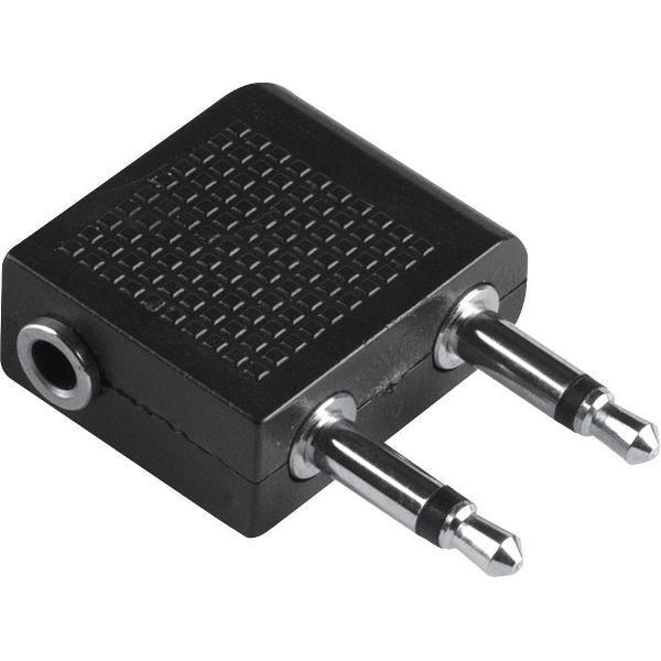 Hama adapter 2x3,5 mono plug - jack 3,5mm stereo
