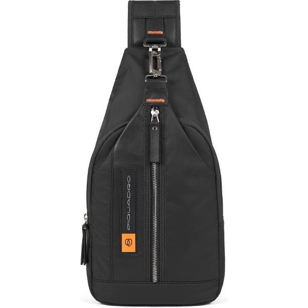 Piquadro PQ-BIO Nylon Mono Sling Bag Black