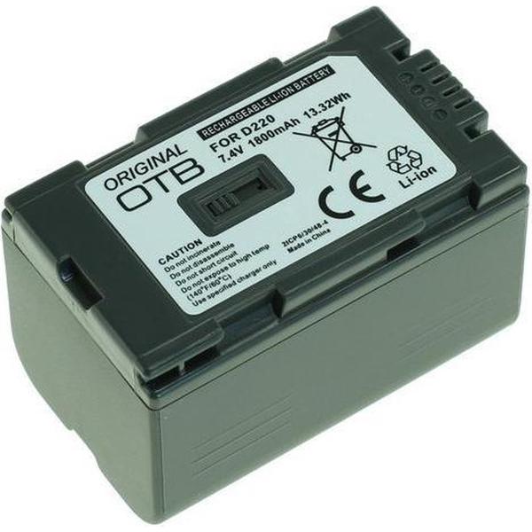 Accu voor Panasonic CGR-D220 1800mAh
