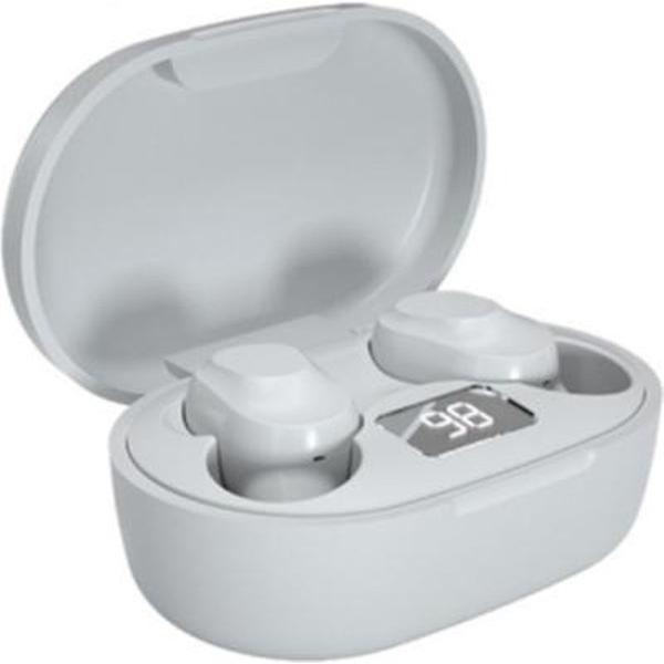 Originele Lenovo XT91 Intelligente ruisonderdrukking Mini draadloze Bluetooth-oortelefoon met oplaaddoos & LED Power Digital Display, ondersteuning Touch & HD Call & Voice Assistant & Dual-mode oortelefoon (wit)