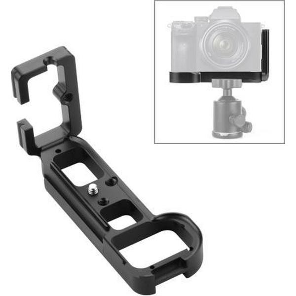 PULUZ 1/4 inch Verticale Shoot Quick Release L Plate Bracket Base Holder voor Sony A7R / A7 / A7S / A7R2 / A7S2 (Zwart)