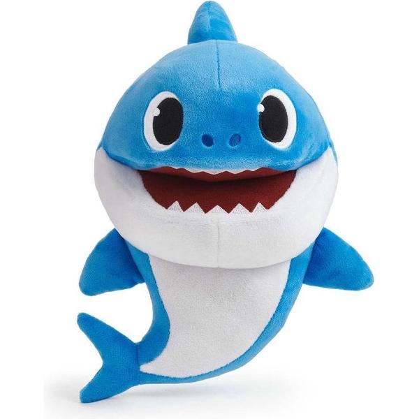 Handpop - Baby shark - Met geluid - 1 stuks - Willekeurig geleverd