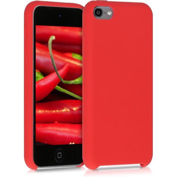 kwmobile hoes voor Apple iPod Touch 6G / 7G (6de en 7de generatie) - Beschermhoes voor mediaspeler - Backcover in rood