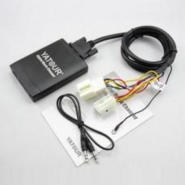 Yatour adapter seat autoradio usb aux 12-pins wisselaarpoort