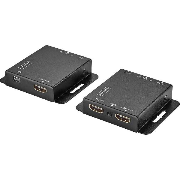SpeaKa Professional HDMI-V10 HDMI Extender (verlenging) via netwerkkabel RJ45 50 m