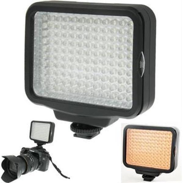 led-5009 120 led video licht met soft sheets & a yellow filters en 7.4v 4400mah sony np-f770/750 li-ion batterij / accu voor camera / video camcorder