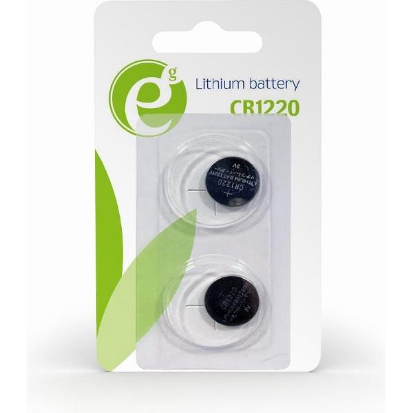 CR1220 knoopcelbatterij, 2 stuks