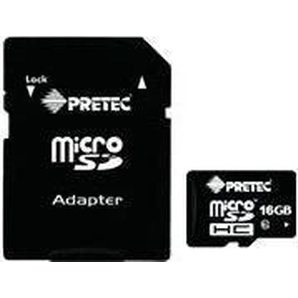 Pretec microSDHC Card Class 10 16GB MicroSDHC flashgeheugen
