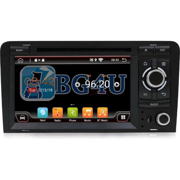 Navigatie radio Audi A3 / S3, Android OS, 7 inch scherm, GPS, Wifi, Mirror link, DAB+, Bl