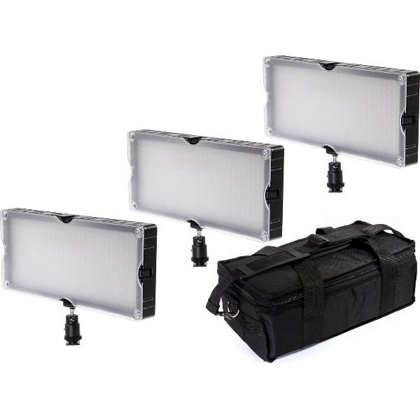 Bresser Studio Continu Lamp SL-448A Bi-Color LED Set (3x LED)