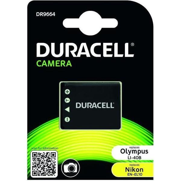 Duracell camera accu voor Nikon (EN-EL10, OLYMPUS LI-40B)