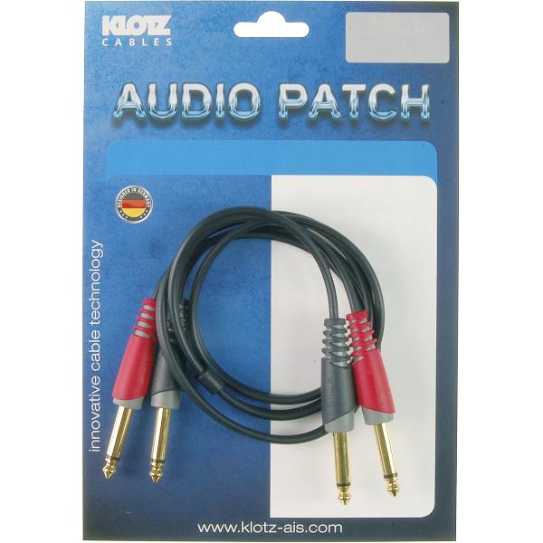 Twin-Audiokabel 6m jack recht, AT-JJ0600