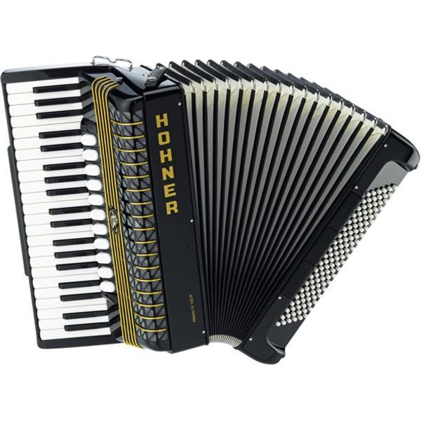 Piano-Accordion Atlantic 120 bass, IV voices, Black
