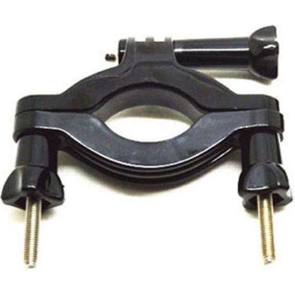 Shop4 - GoPro HERO8 Black Motorhouder - Stuur Zwart