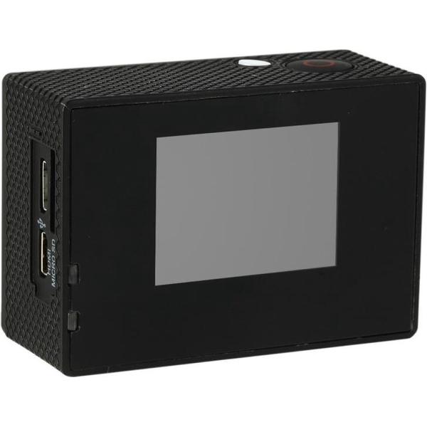 HAMTOD HF40 Sportcamera met 30 m onderwaterbehuizing, Generalplus 6624, 2,0 inch LCD-scherm (zwart)